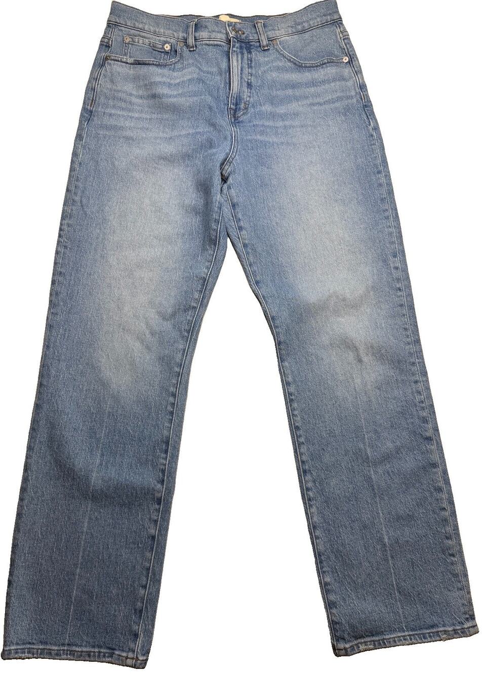 Madewell 90s Straight Jeans Women’s 30 Blue High Rise Stretch Denim Blue